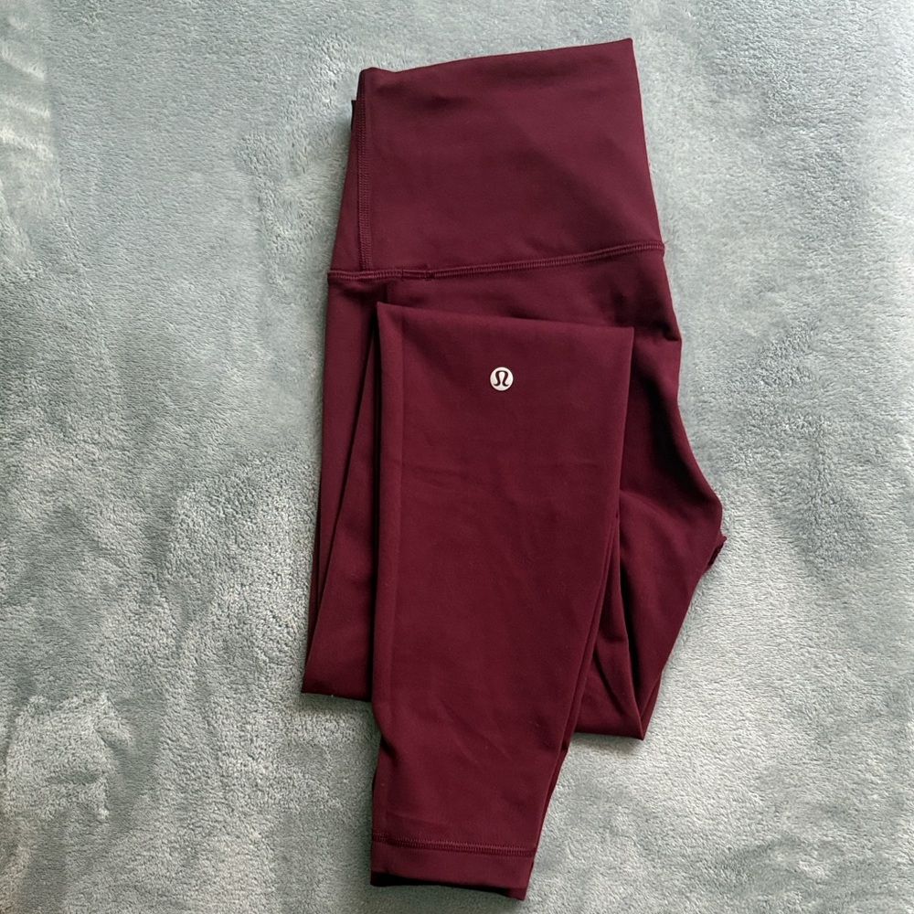 lululemon athletica Burgundy Leggings
